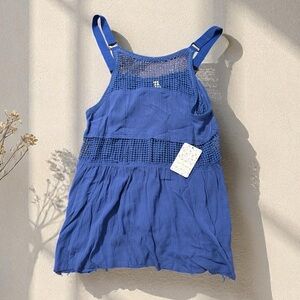 FREE PEOPLE NWT Dutch Blue Beach Top XS